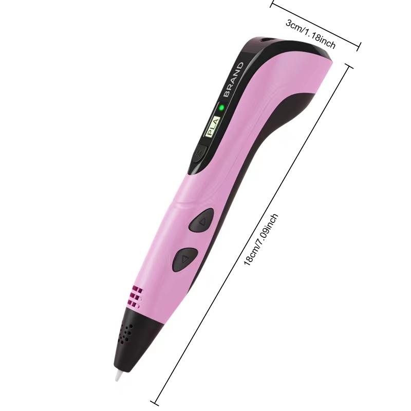 3D Printing Pen Set, 1 Set 3D Painting Pen with 10m PLA Filament, DIY Art & Painting Project, Creative Stereoscopic Graffiti Tool