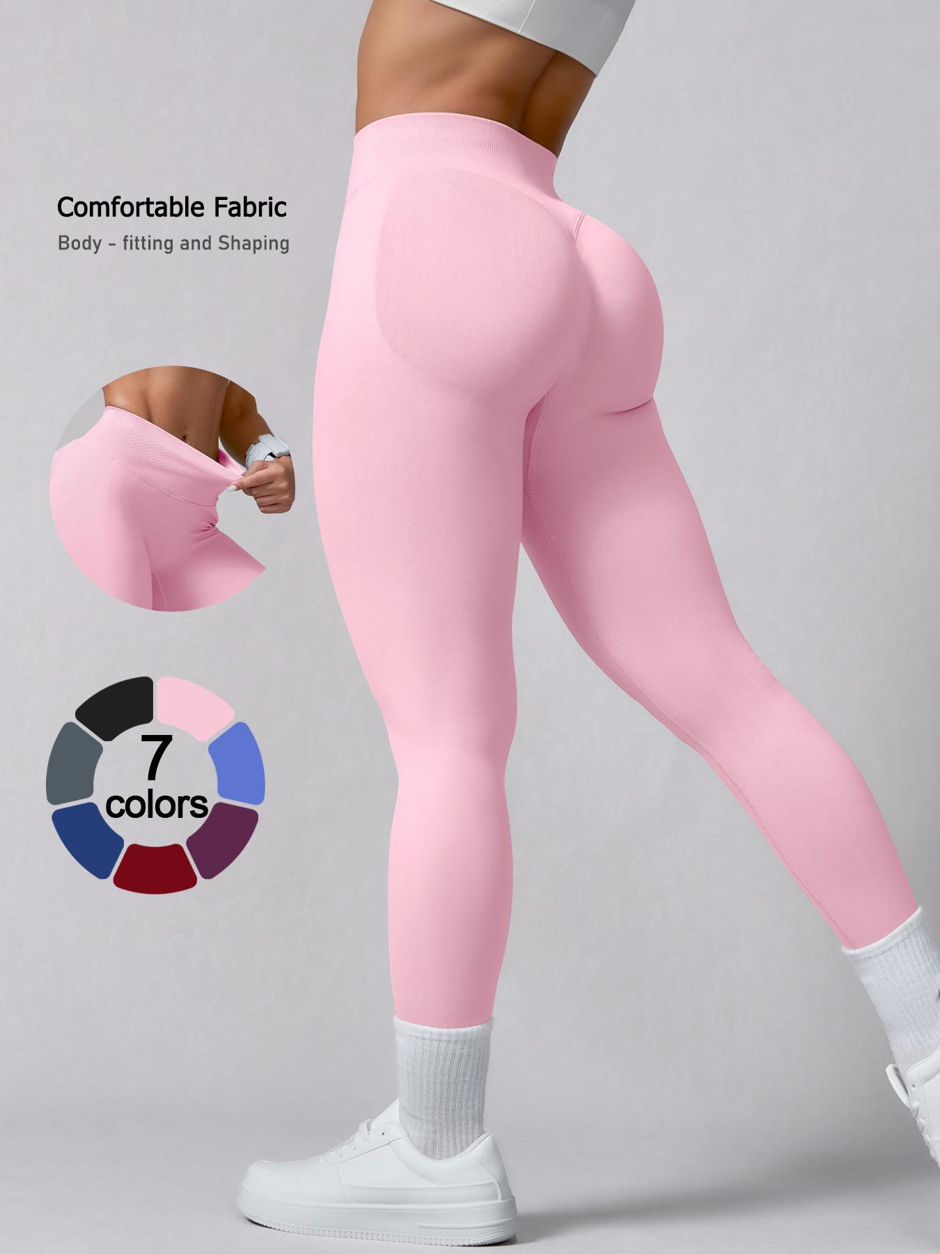 Women's High Waist Tight-Fitting Peach Butt Shaping Yoga Pants, Soft Skin-Friendly Long Workout Tights, Gym Fitness Leggings for All Seasons, Perfect for Gym Running Hiking