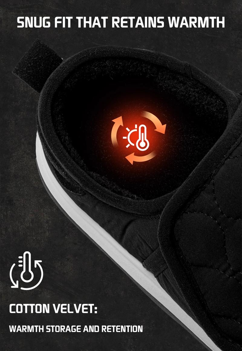 YASSIA Winter Warm Quilted Slippers | Cozy Fleece Lined Indoor Outdoor Shoes Girl Women White