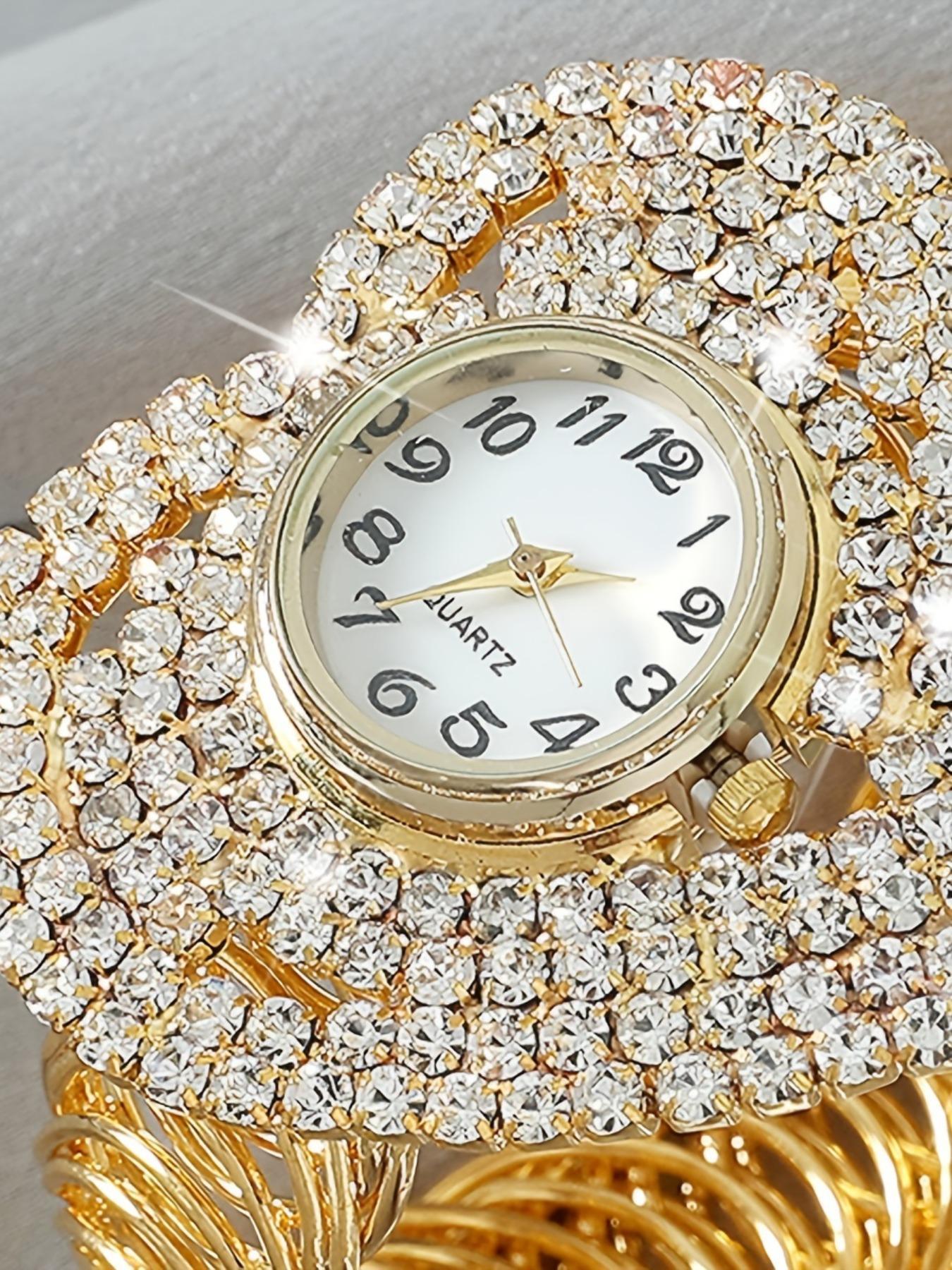 Ladies' elegant and fashionable diamond decorated heart-shaped quartz watch, exquisite and fashionable watch