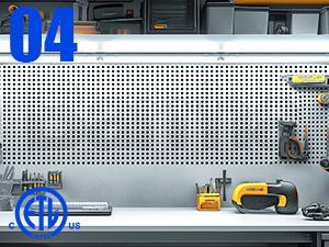 Barrina T8 LED Shop Light 2ft, 20W 3000LM 6500K, Linkable Shop Light Fixture for Room, Garage, Workbench, Warehouse, 2 Packs