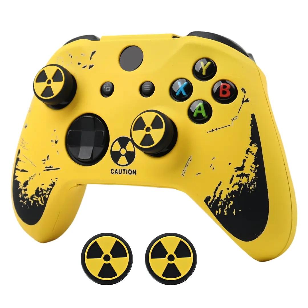 For Xbox One X Joystick Protective Sleeve, Soft Silicone Case Skin with Non-Fade Print & 2 Bonus Caps For Xbox One S Accessories, Joystick Covers
