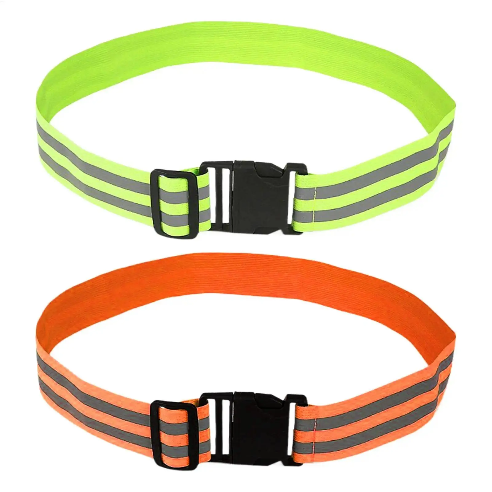 new Reflective Belt Adjustable Elastic Waist Gear High Visibility Safety Reflector Belt for Women Outdoor Night Runners Riding