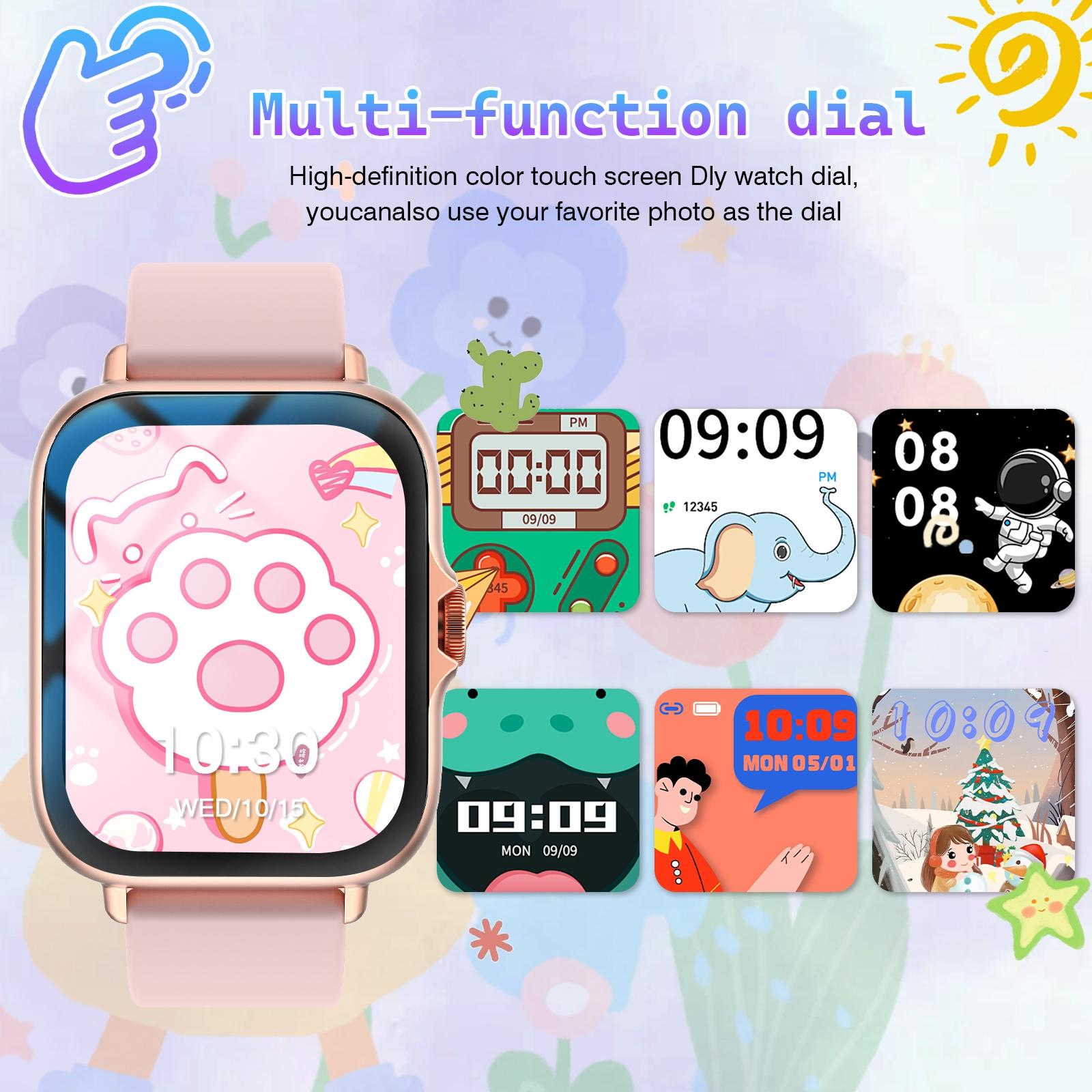 Multifunctional Smart Watch with Replacement Watch Band, Fashion Digital Watch with Phone Call & Music Control, Sports Watch for Women & Men, Wearable