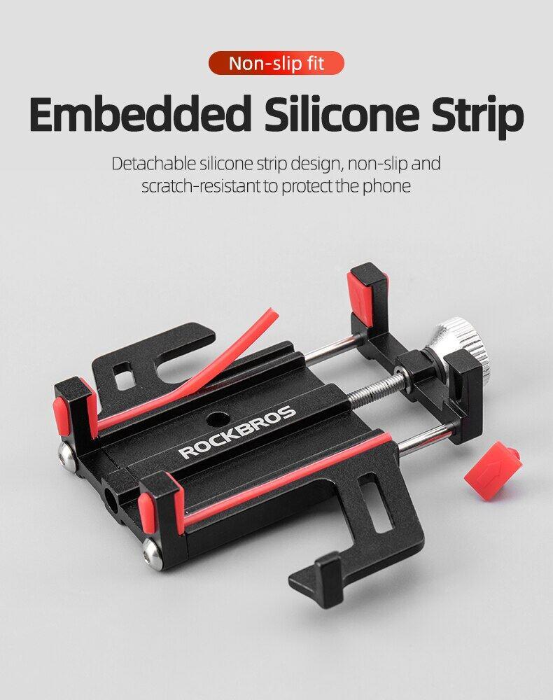 ROCKBROS Bike Phone Mount Holder Motorcycle & Bicycle Handlebar Cell Phone Holder 360° Rotatable Aluminum Phone Clip for iPhone 11 12 13 Pro Max Mini X XR Xs Plus Samsung S21 S20 S10 ROCKBROS Bike Phone Mount Holder Motorcycle & Bicycle Handlebar Cell Phone Holder 360° Rotatable Aluminum Phone Clip for iPhone 11 12 13 Pro Max Mini X XR Xs Plus Samsung S21 S20 S10