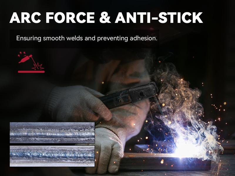 ARCCAPTAIN 130Amp 110V Mini Stick Welder, ARC130 DC IGBT Inverter Arc Welding Machine, Digital Display Portable MMA Welder with Hot Start, Arc Force, Anti-Stick, IGBT Inverter Welder ARCCAPTAIN 130Amp 110V Mini Stick Welder, ARC130 DC IGBT Inverter Arc Welding Machine, Digital Display Portable MMA Welder with Hot Start, Arc Force, Anti-Stick, IGBT Inverter Welder