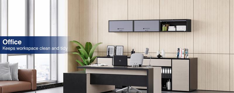 Letaya Metal Garage Wall Cabinet with Doors, Wall Mounted Metal Storage Cabinet, Floating Garage Tool Cabinet for Garage, Basement, Kitchen, Warehouse ( 13.7" H)