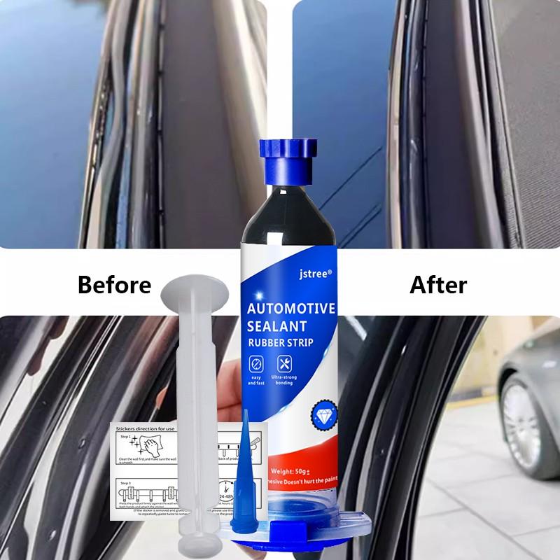 Jstree Car Sealant Adhesive Glue, Soft Strong Bonding Agent for Window Frame Sealing Strip Repair, Automotive Accessories 50g