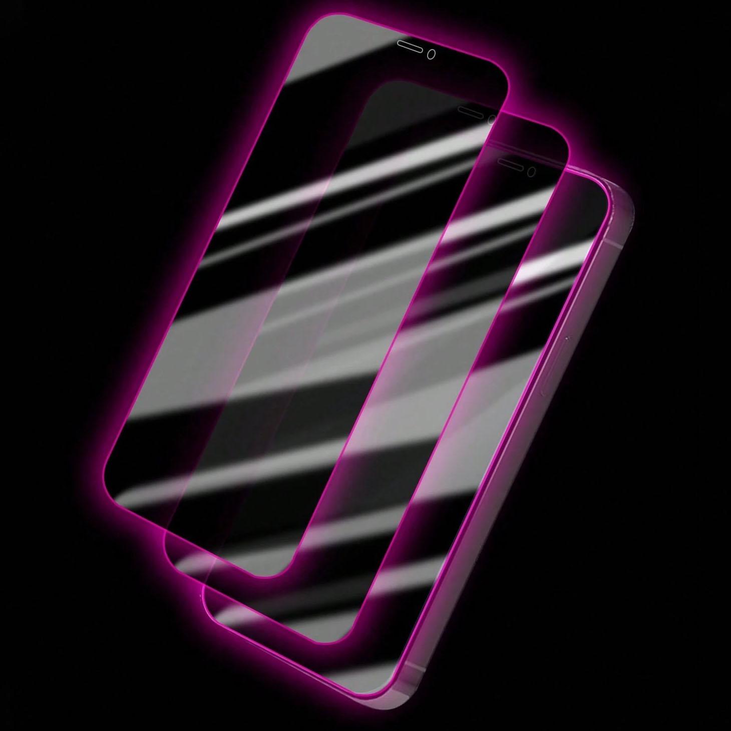 Glow in The Dark Privacy Screen Protector, 3 Counts Anti-peeping Tempered Glass Screen Protector, Phone Accessories Compatible with iPhone 11 12 13 14 15, Cover