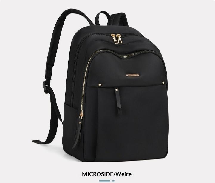 Unisex Plain Large Capacity Backpack for Women, Water-Resistant Oxford Cloth School Backpack, Multi-Pockets, Adjustable Padded Straps, Lightweight Durable All-Match Daypack for Travel & Outdoor Activities