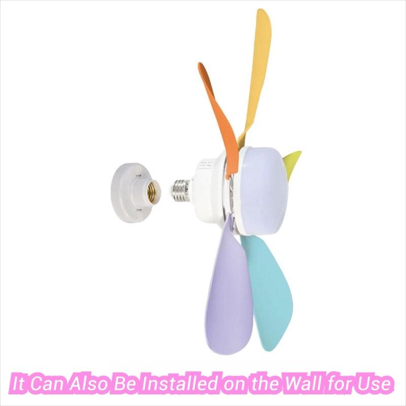 Modern E27 Screw Base Ceiling Fan Light, Quiet Wind Design, Ideal for Living Room Dining Bedroom, Energy Efficient F Rating