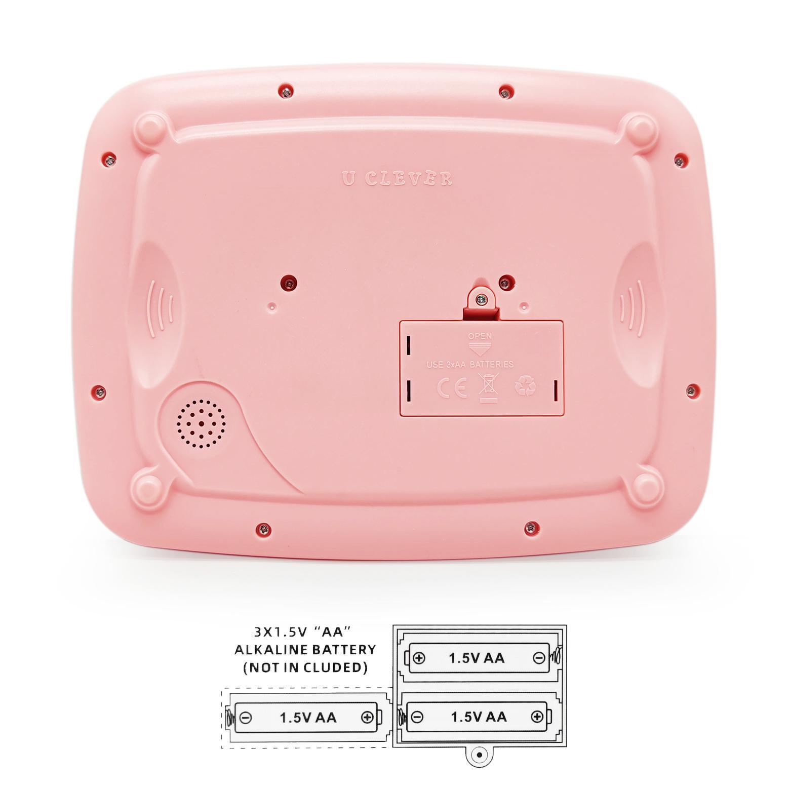 English Learning Machine, Educational Toy with LED Screen, 8 Modes Including 6 Learning and 2 Music Modes, Requires Aa Batteries