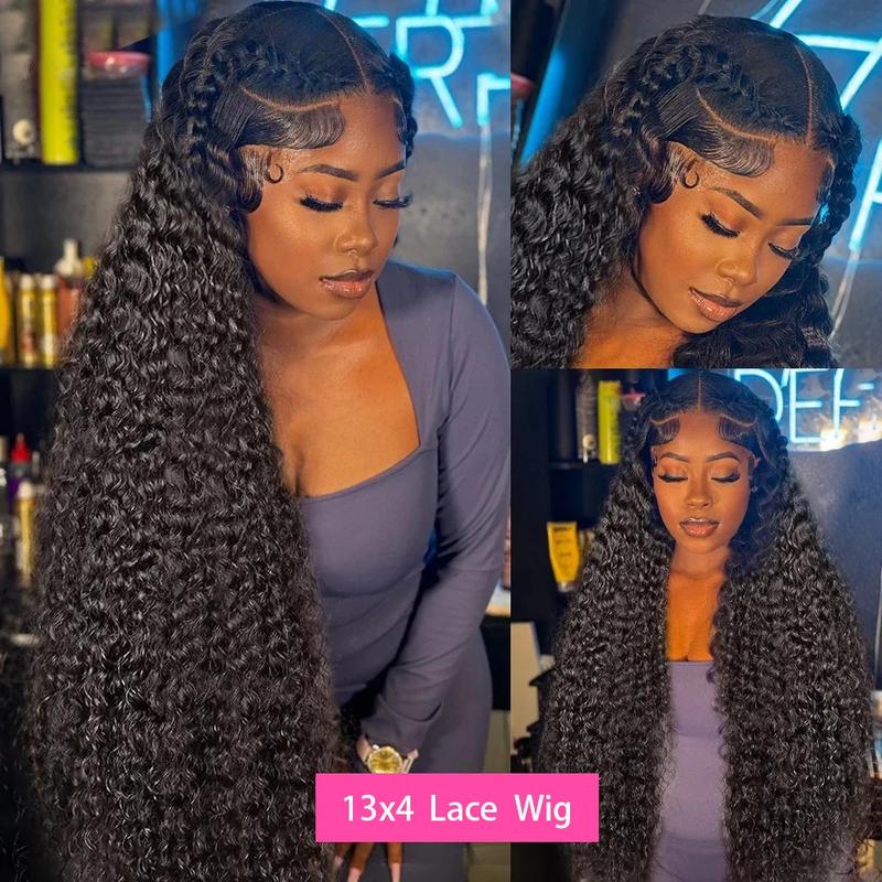Bling Hair 180 Density 13x6 Deep Wave Hd Transparent Lace Front Human Hair Wigs 36 38 Inch Brazilian 13X4 Lace Frontal Wig For Women Pre Plucked Bling Hair 180 Density 13x6 Deep Wave Hd Transparent Lace Front Human Hair Wigs 36 38 Inch Brazilian 13X4 Lace Frontal Wig For Women Pre Plucked
