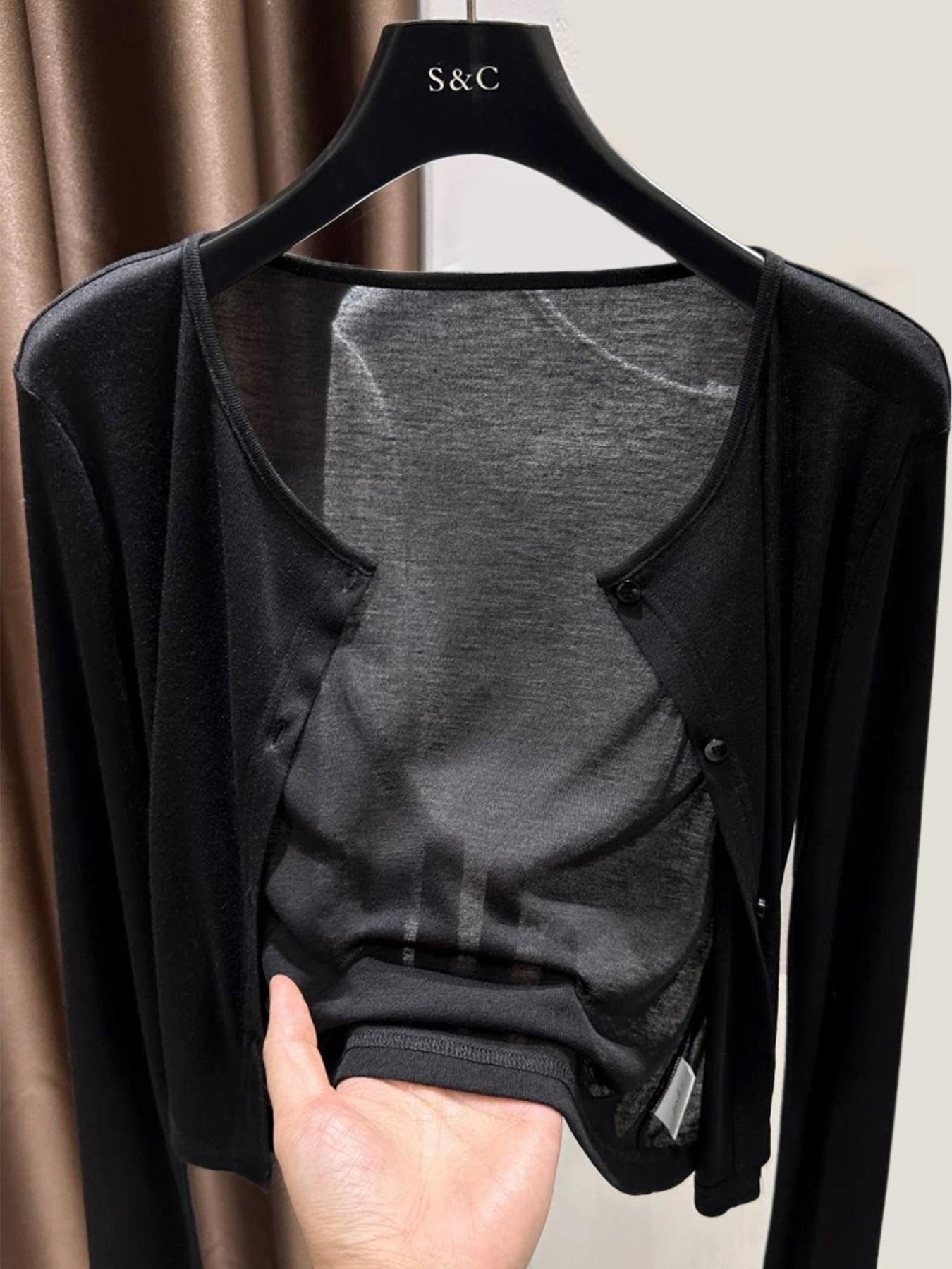 Spring Summer Outerwear Multicolor Shawl Thin Knit Small Coat Cardigan for Women, Lightweight Stylish Fashion Accessory