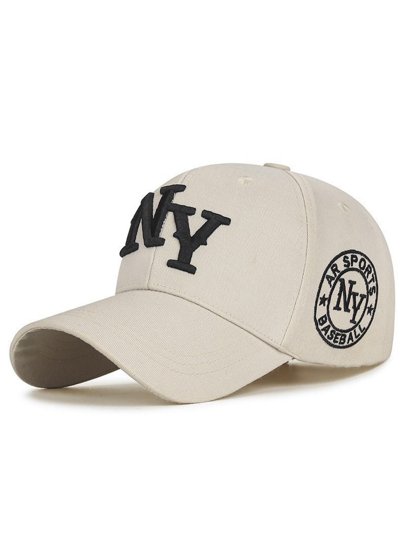 Letter Embroidered Baseball Cap Adjustable Snapback Hat Unisex Outdoor Sports & Casual Wear for Everyday Use