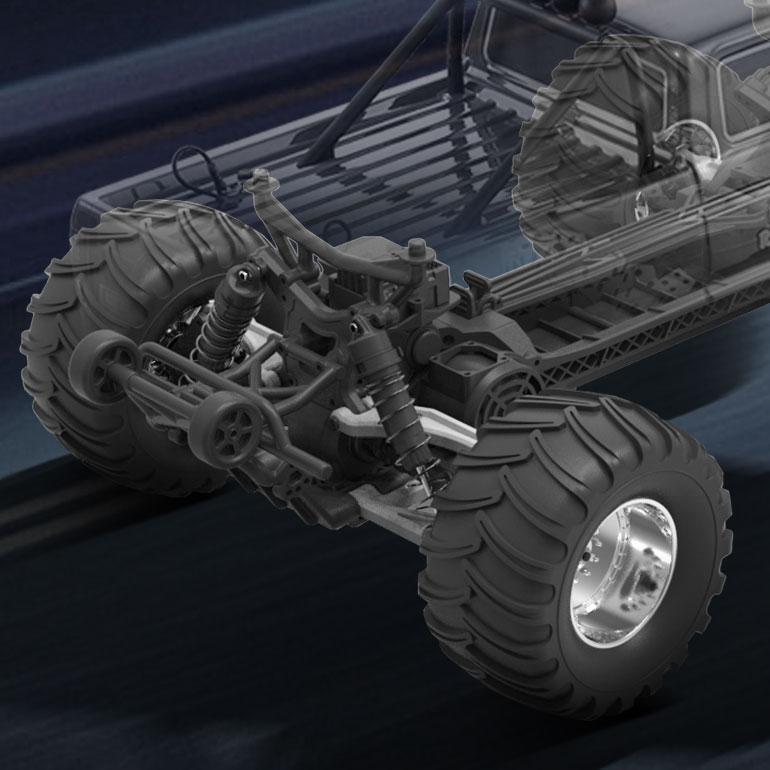 FMS 1:10 Ford F100 Monster Truck RTR Rc Model Car Remote Diecast Cars Racing Car Model Diecast Wheels FMS 1:10 Ford F100 Monster Truck RTR Rc Model Car Remote Diecast Cars Racing Car Model Diecast Wheels