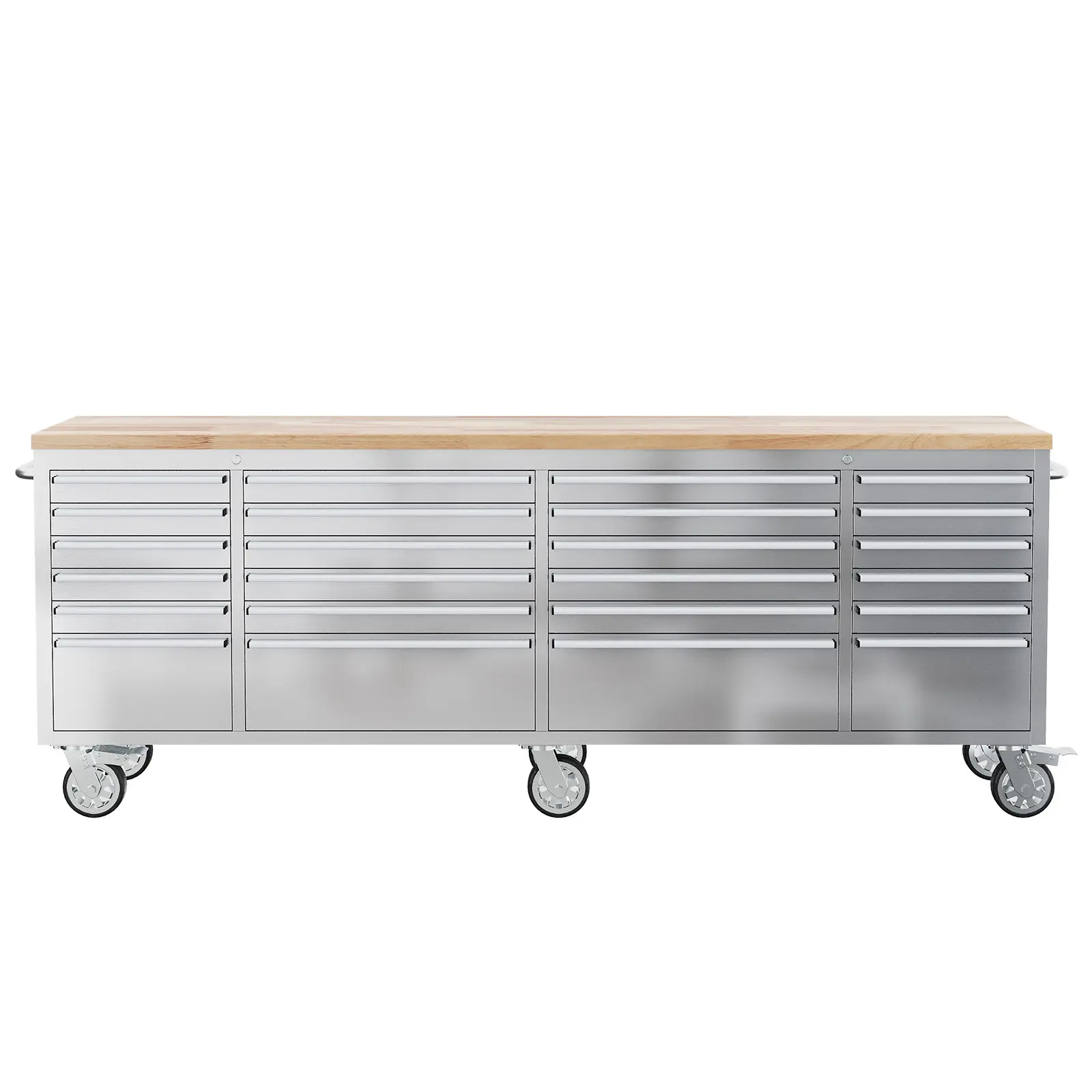 Mobile Heavy-Duty Rolling Tool Cabinet with Locking System & Drawer Liners, Wheels for Garage, Warehouse, or Repair Shop (Include Key)