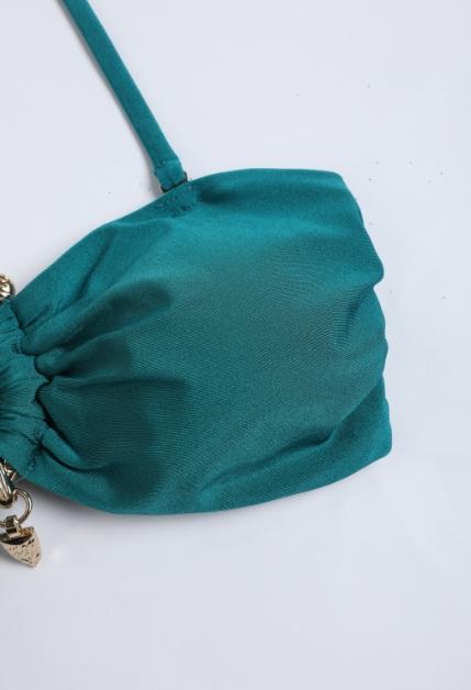 Women's Sleeveless Push-Up Bikini Set, High-Cut Short Swimwear, All-Season Beach Vacation, Sexy Slimming Design