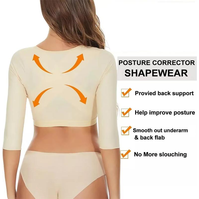 Arm Shaper for Women Post Surgery Arm Lipo Compression Sleeves Arm Front Closure Shapewear Bra