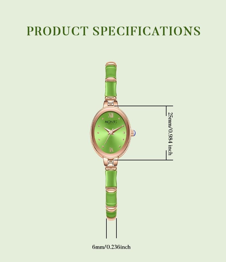 Ladies' Elegant Jewelry Bracelet Watch, 2-in-1 Design for Wristwatch & Bracelet Use, Stylish Delicate Appearance, Perfect Fashion Accessory for Women