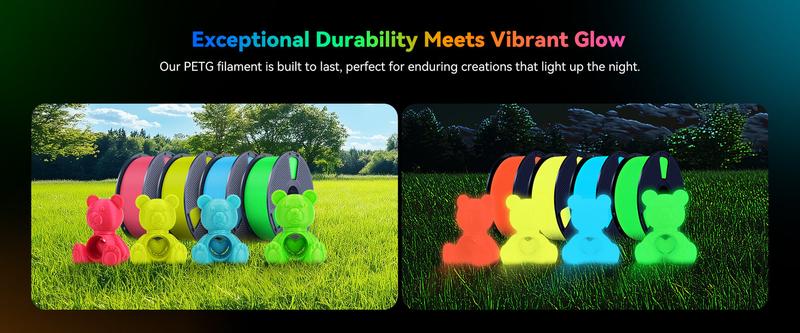 PETG Glow in The Dark (Luminous) SUNLU 3D Printer Filament 1KG