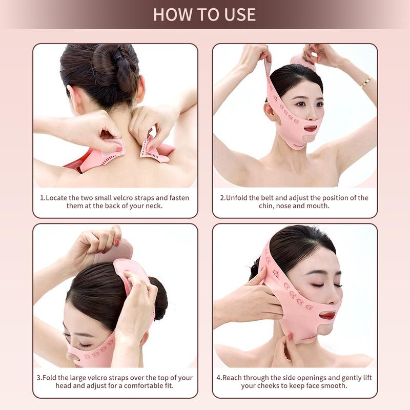 Jungshea V Line Face Lifting Strap for Double Chin Reduction, Face Lifting & Sculpting, Adjustable Skincare Tool for Women and Men – Perfect Gift!