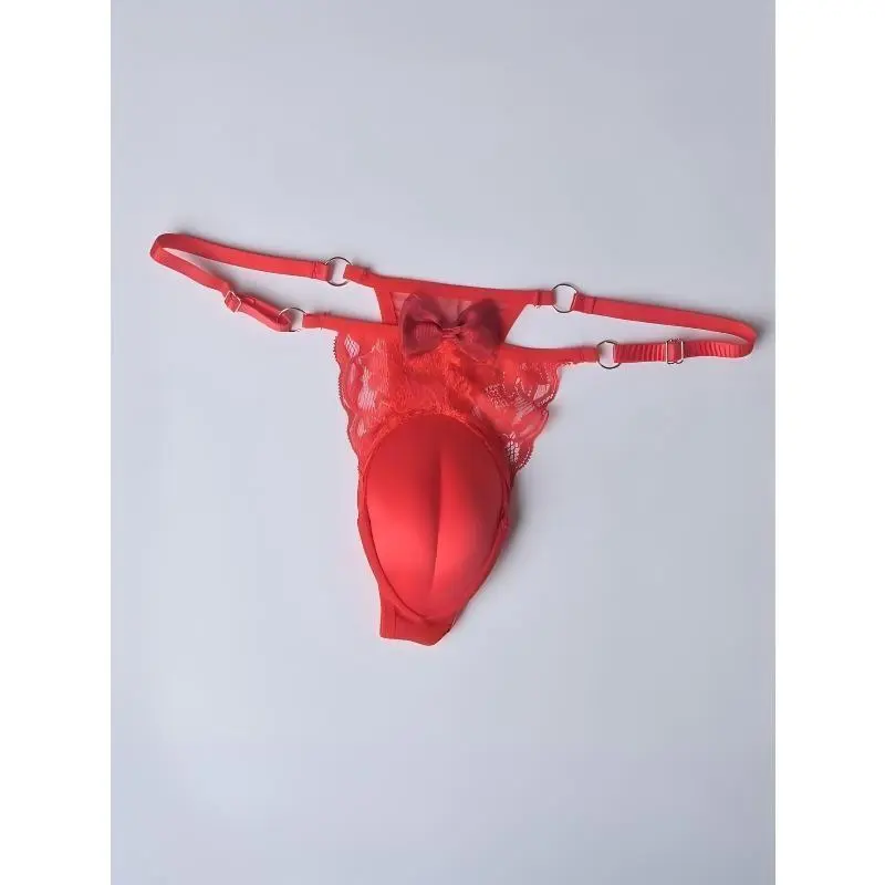 Women's 3D Padded Mesh Lace Underwear Panties - Adjustable Straps, Soft Skin-Friendly Slim Fit Lingerie, 3D Padded Support Sports Protective Gear for Daily Styling, Cosplay Parties