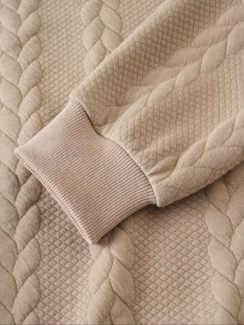 Men's Autumn Winter Cable Knit Quarter-Zip Sweater - Retro Polo Style with Textured Design, Half-Zip Collar for Casual & Smart-Casual Looks, Soft Fabric Ideal for Layering, Trending Men's Fashion Essential, Knitwear Men's Autumn Winter Cable Knit Quarter-Zip Sweater - Retro Polo Style with Textured Design, Half-Zip Collar for Casual & Smart-Casual Looks, Soft Fabric Ideal for Layering, Trending Men's Fashion Essential, Knitwear