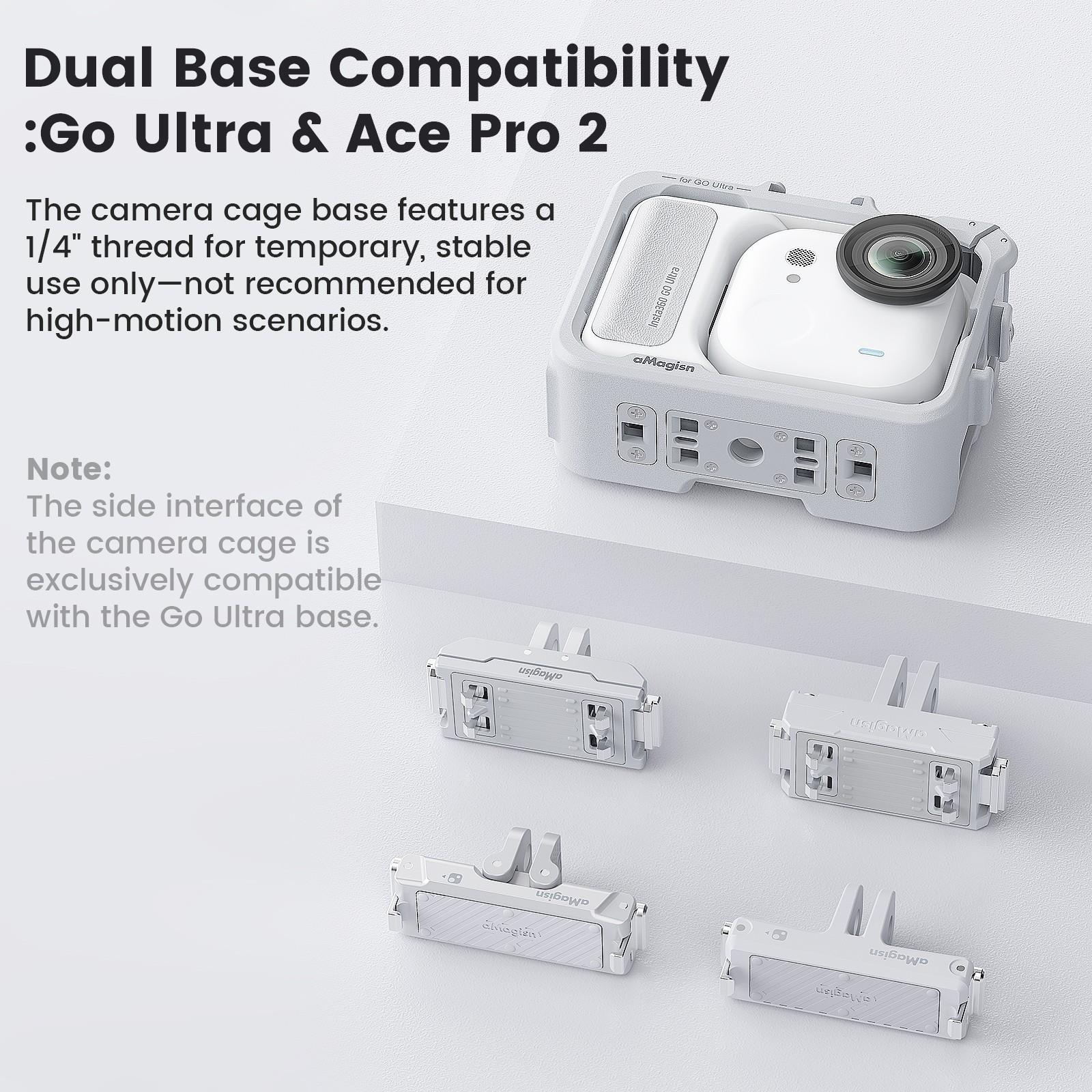 Shadow Stone Insta360 Go Ultra Quick-Release Plastic Rabbit Cage Multi-Functional Expansion Frame Accessories