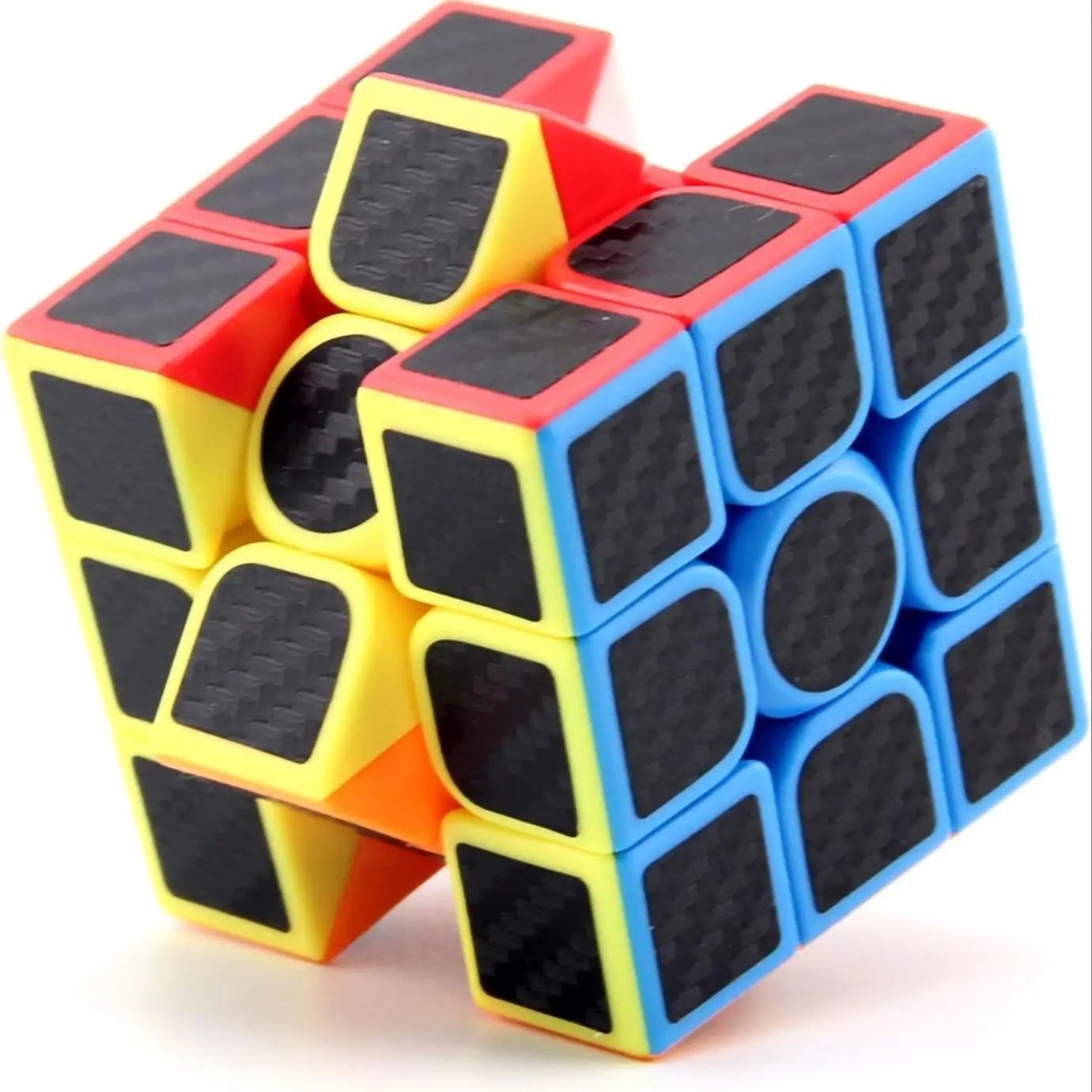 Children Carbon Fiber Three-Stage Magic Cube, Rubix Cubes, Educational Puzzle Toy for Kids, Beginner Friendly, Professional Competition Cube, Enhances Focus and Stress Relief, Ideal Birthday Gift