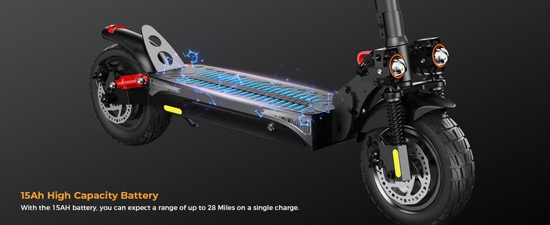 【Valentine's Day】Electric Scooter, 800W/500W Motor, 28MPH/25MPH,28 Miles/23 Miles,10' Pneumatic Tires, LED Screen Design, Double Suspension, APP Control, Electric Scooter Adults for Commuting/Playing
