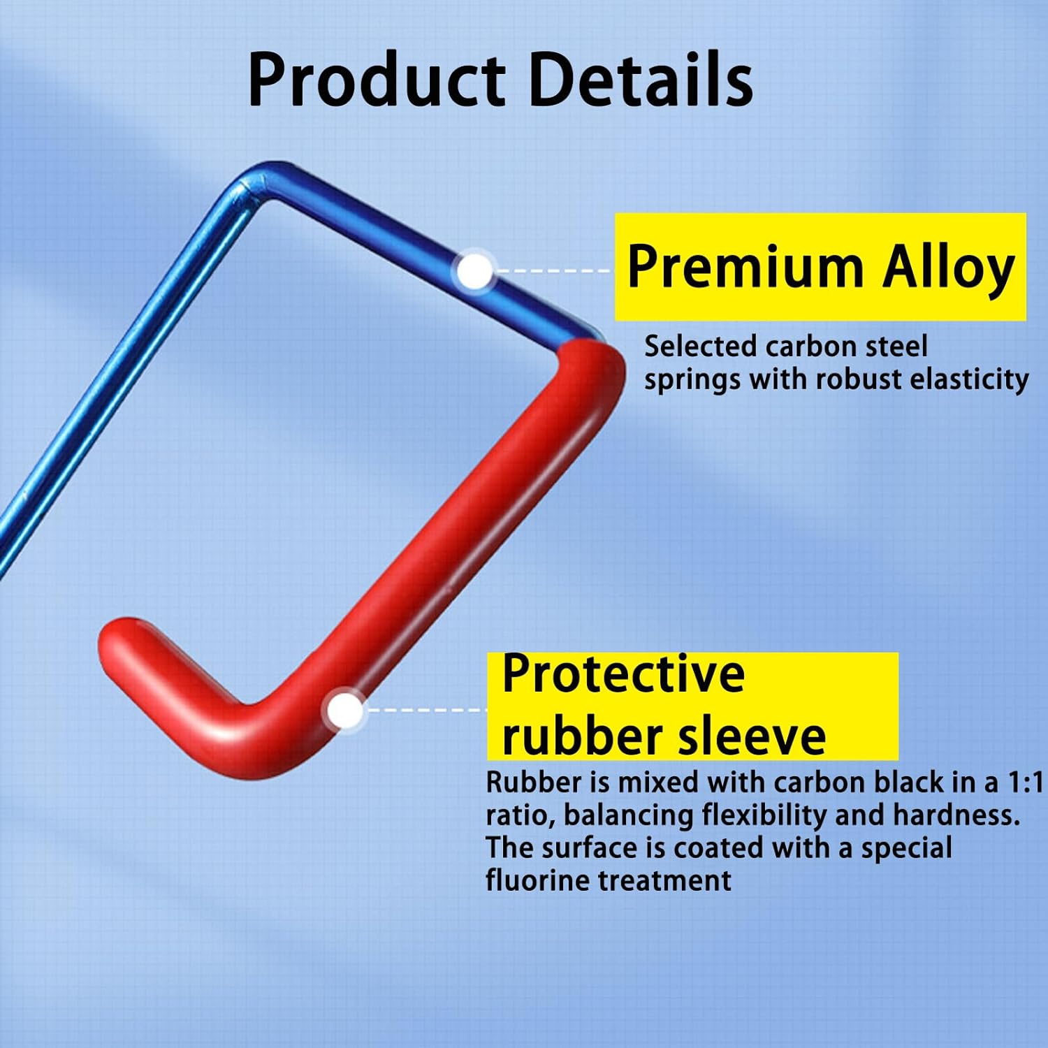 Windshield Wiper Arm Pressure Spring Booster - 2 Pack Practical Assistive Spring Wiper Arms, Enhance Wiper Performance, Easy Install, Improved Visibility in Rain/Snow (2 Packs)