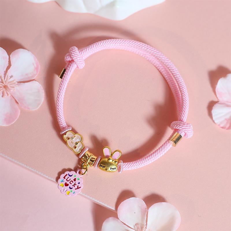 Pink Pet Collar for Cats and Dogs New Style Cute Necklace for Small Dogs and Cats Adjustable Size