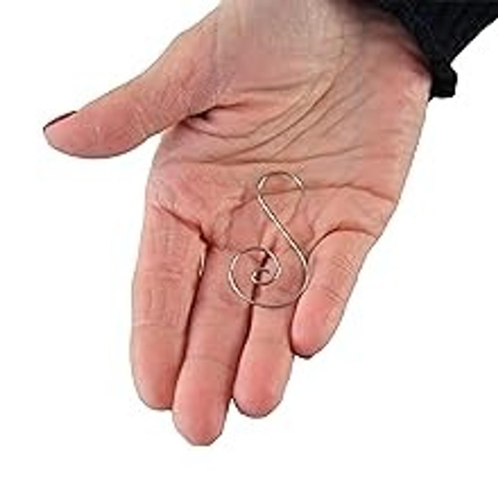 Christmas Tree Ornament S-Hooks Elegant Party Decoration Hangers Set of 50