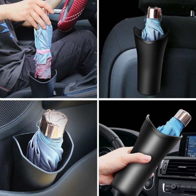 1pc Car umbrella storage bucket waterproof umbrella holder for cars multifunctional car mounted hanging umbrella cover umbrella bag inside the car door