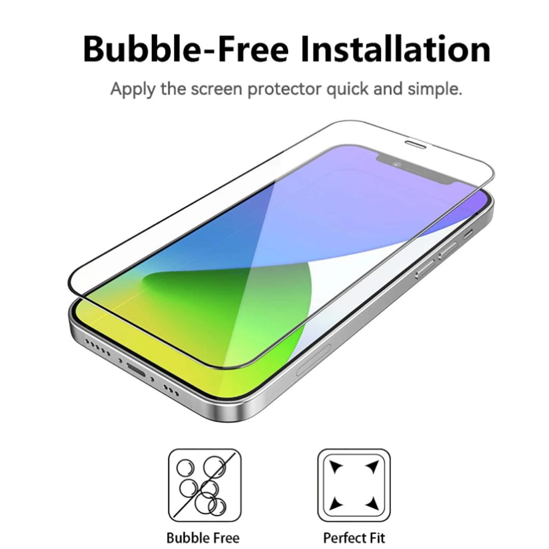 5PCS Anti-Fall Screen Protection Tempered Film Compatible With iPhone17,16,15,14,13,12,11, Xs, X,  Explosion-Proof Shatterproof Scratch Proof And Waterproof Glass Phone Toughened Film