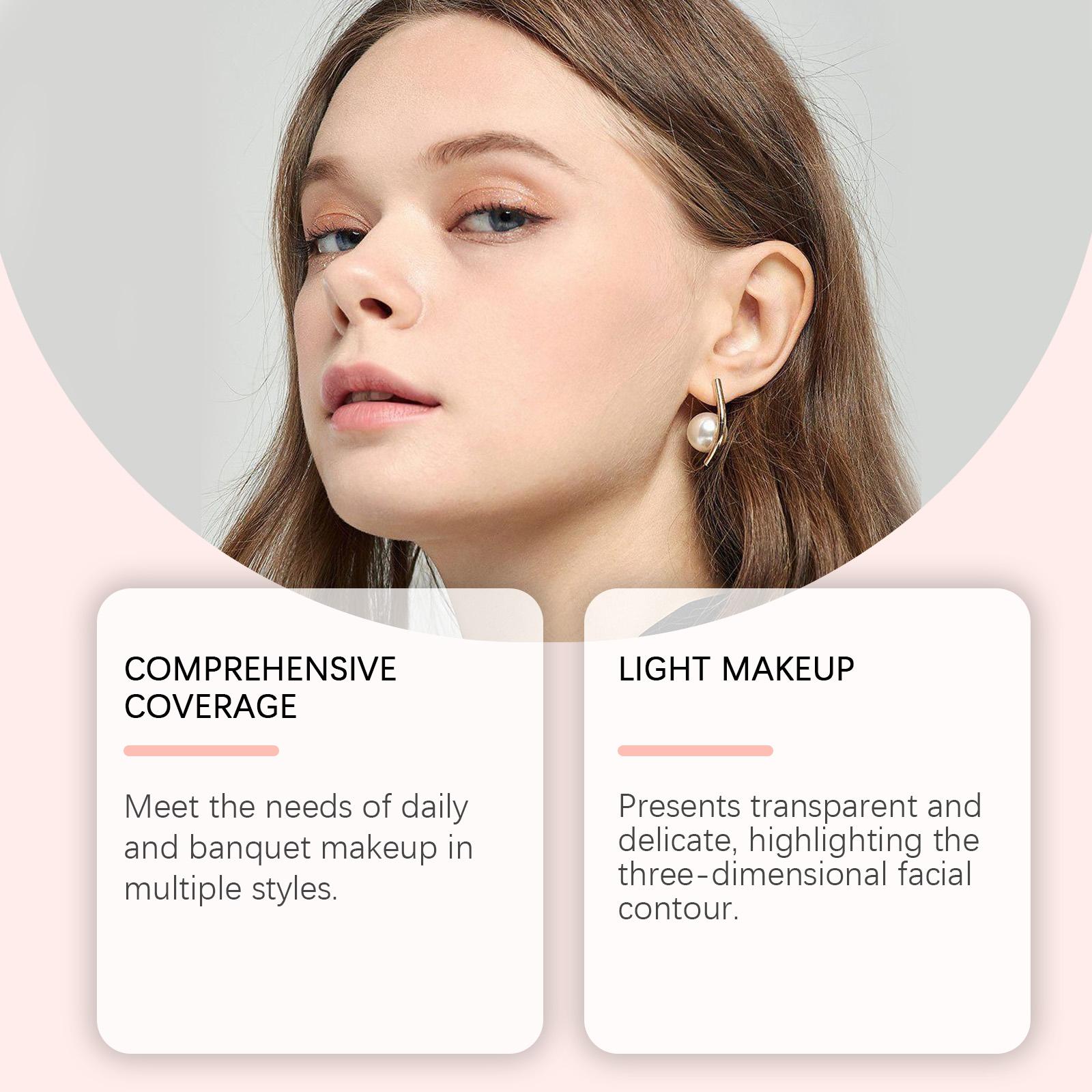 AMZ Multi-functional Makeup Palette - Eye Shadow, Blush, Contour, and Highlighter in One - Versatile Daily Portable Makeup Palette - Gentle and Non-irritating - Non-greasy - A Great Choice for Makeup