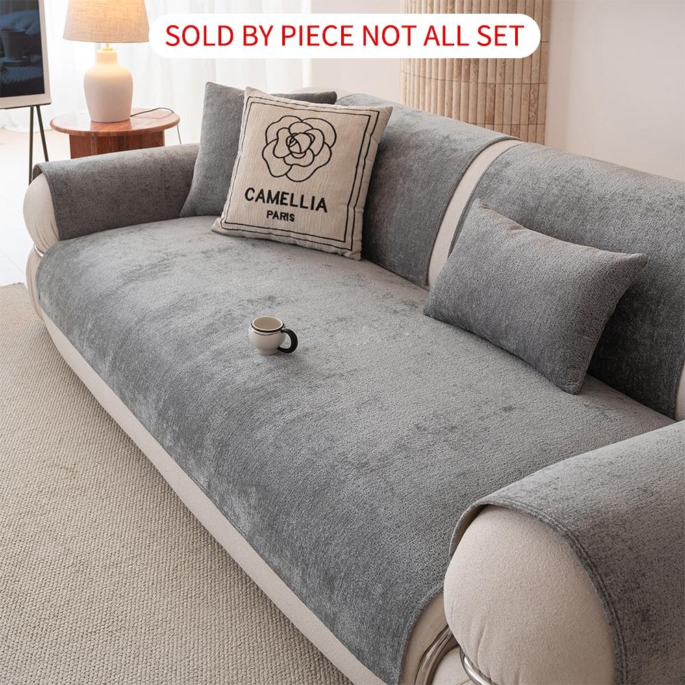 Anti-Slip Durable Sofa Cushion, Washable Pet Protection Cover, Soft Sofa Protector, Dustproof for Living Room and Office, Easy to Clean Cat Scratch Resistant