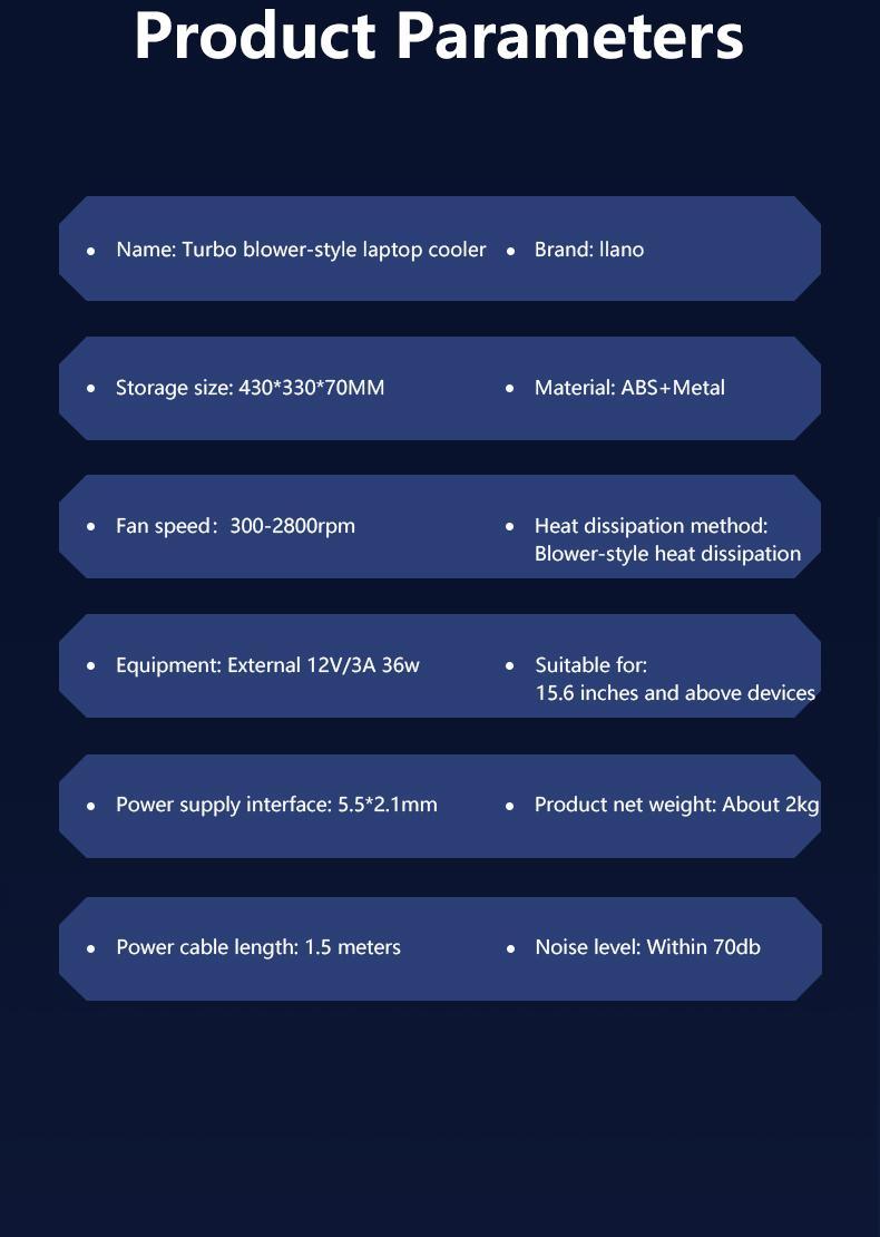 【Limited time 】llano RGB Laptop Cooling Pad, Gaming Laptop Cooler with Powerful Turbofan, Fast Cooling Laptop 15.6-21in, Adjustable Speed, Touch Control, LCD Screen