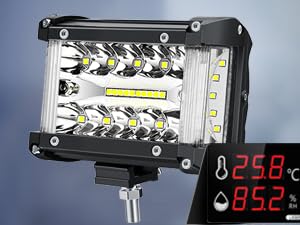 Nilight Side Shooter LED Light Bar 2PCS 4.3 Inch Triple Row Spot Flood Combo Lights Led Work Light with Wiring Harness Kit for Off Road Fog Light Driving Light on Truck SUV ATV UTV dealsforyoudays Nilight Side Shooter LED Light Bar 2PCS 4.3 Inch Triple Row Spot Flood Combo Lights Led Work Light with Wiring Harness Kit for Off Road Fog Light Driving Light on Truck SUV ATV UTV dealsforyoudays