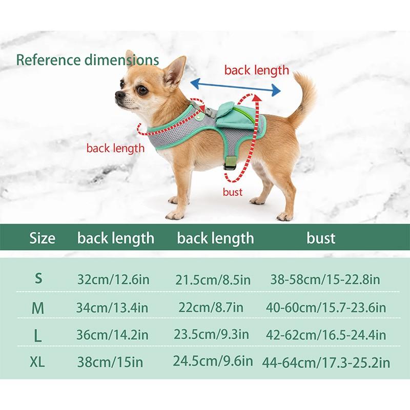 New Pet Harness Vest, Puppy Harness, Comfortable Breathable Design, Non-Restrictive Fit, Suitable for Large Medium Small Dogs, Outdoor Use, Anti-Rush, Anti-Lost