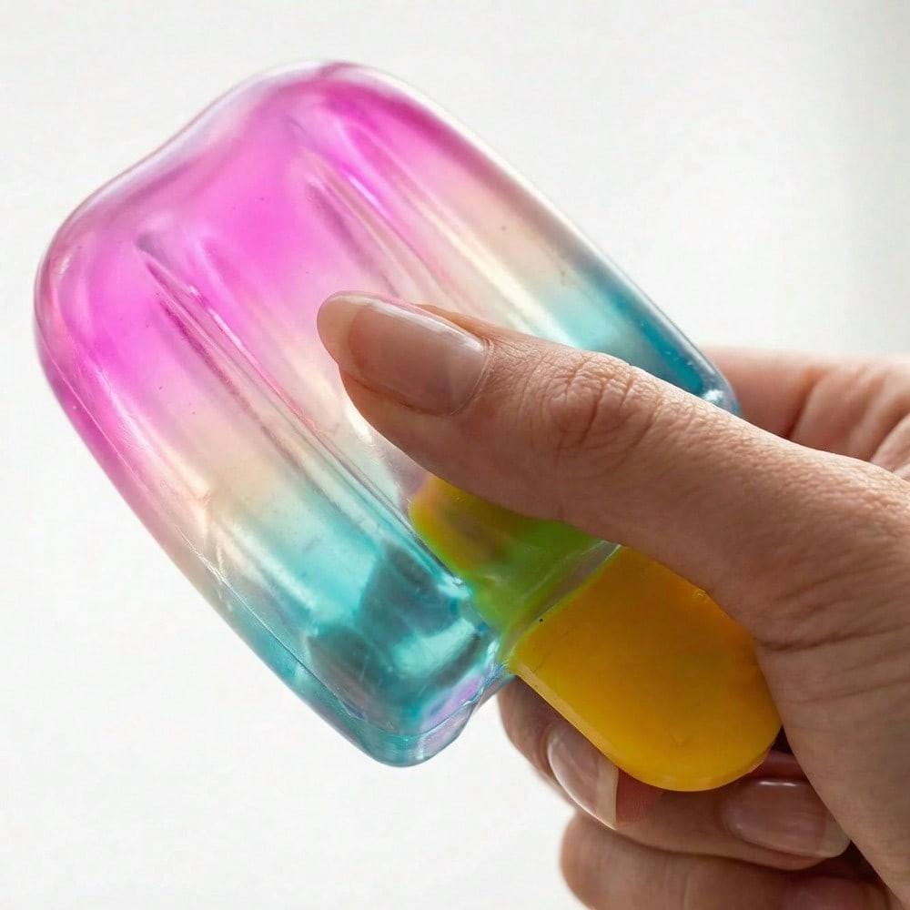 Doh Ice Cream Squeeze Stress Ball, Cute Squishy Moldable Fidget Toy, Slow Rise Relaxing Sensory Tool, Anxiety Relief Squeeze Ball, Decompression Squeeze