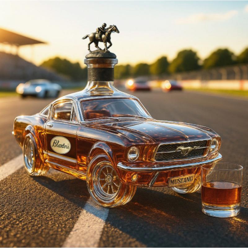 レア!! Mustang ウイスキーボトル ガラス製 マスタング　フォード Creative Ford Mustang Whiskey Decanter Glass Bottle Car Shape