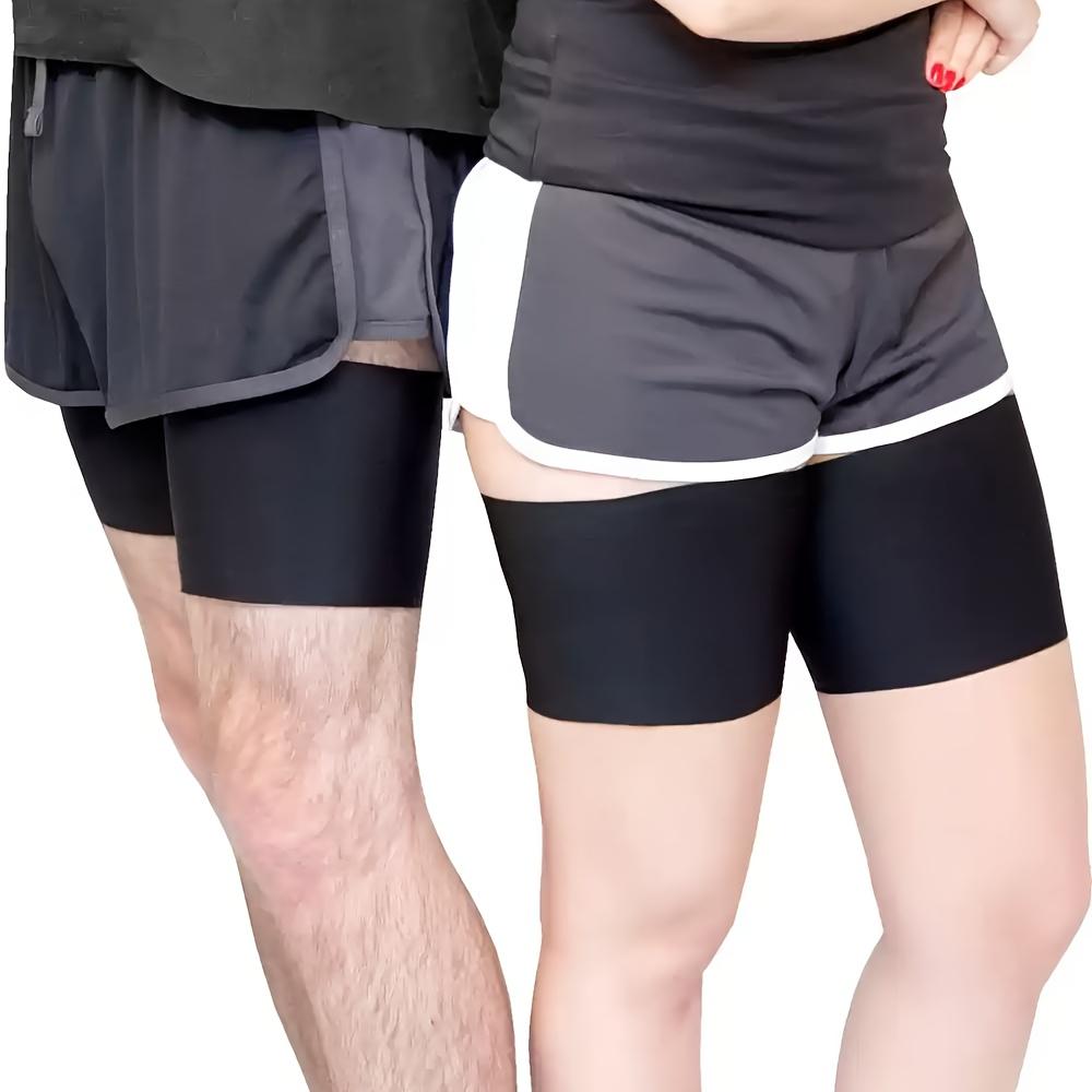 1 Pair Thigh Compression Sleeves, Thigh Brace & Wrap Great for Running Sports, Upper Leg Sleeves, Elastic Thigh Compression Sleeve for Men Women Non-Slip Upper Leg Wraps Support