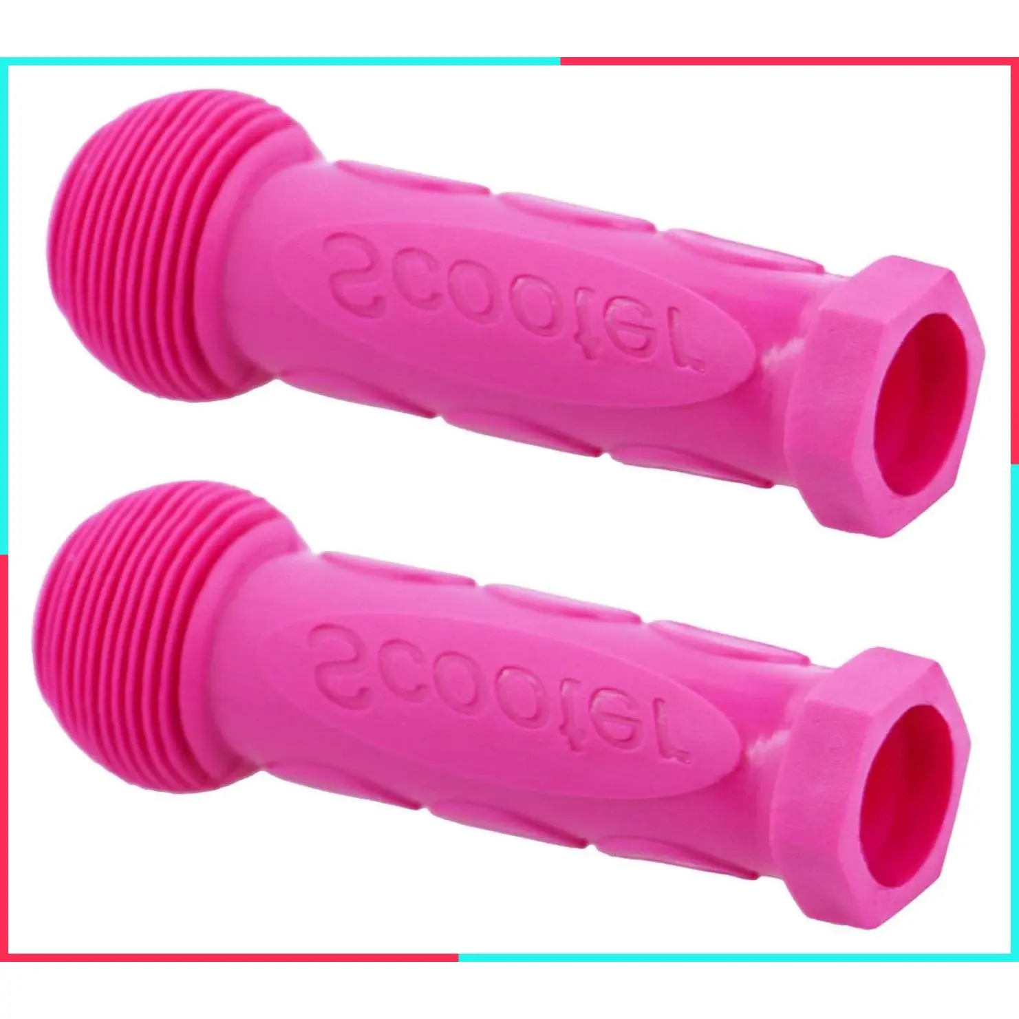 Kids Scooter Handle Grips Replacement, 2-Pack, Fits 2/3/4 Wheel Child Kick Scooters, Bikes, Rocking Cars & Push Carts, 9 Colors Available