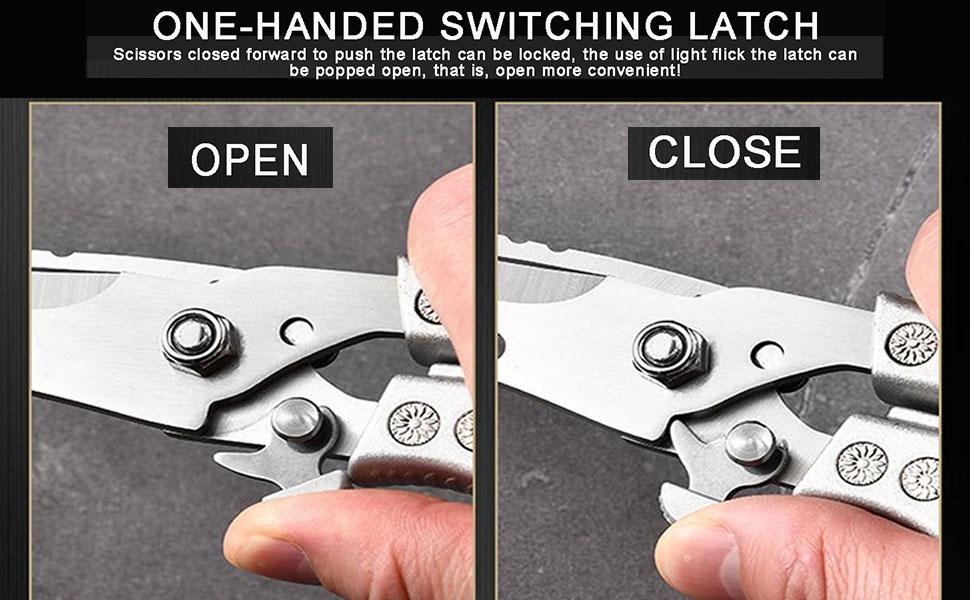 Full Steel Handle Poultry Shears Heavy Duty, Professional Multipurpose ...