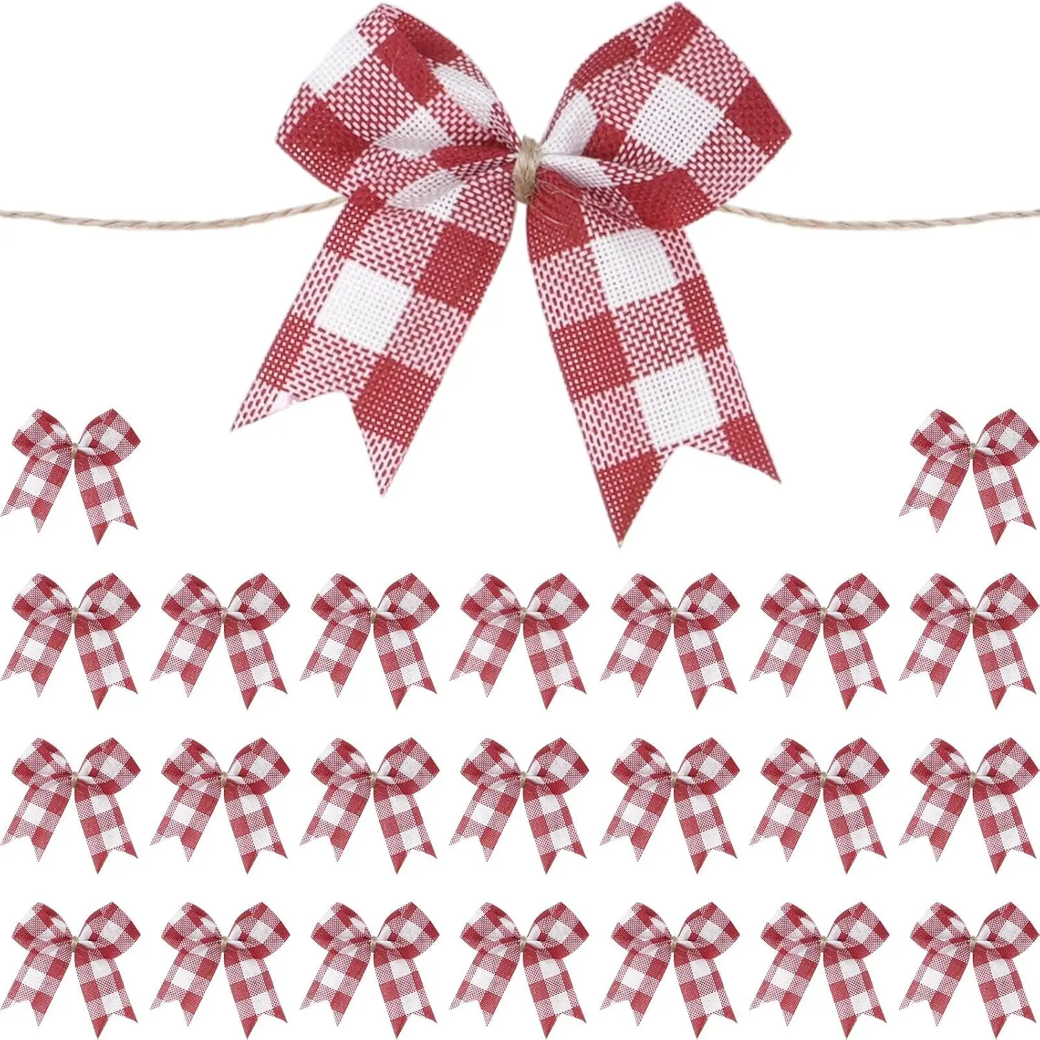 Red and White Buffalo Check