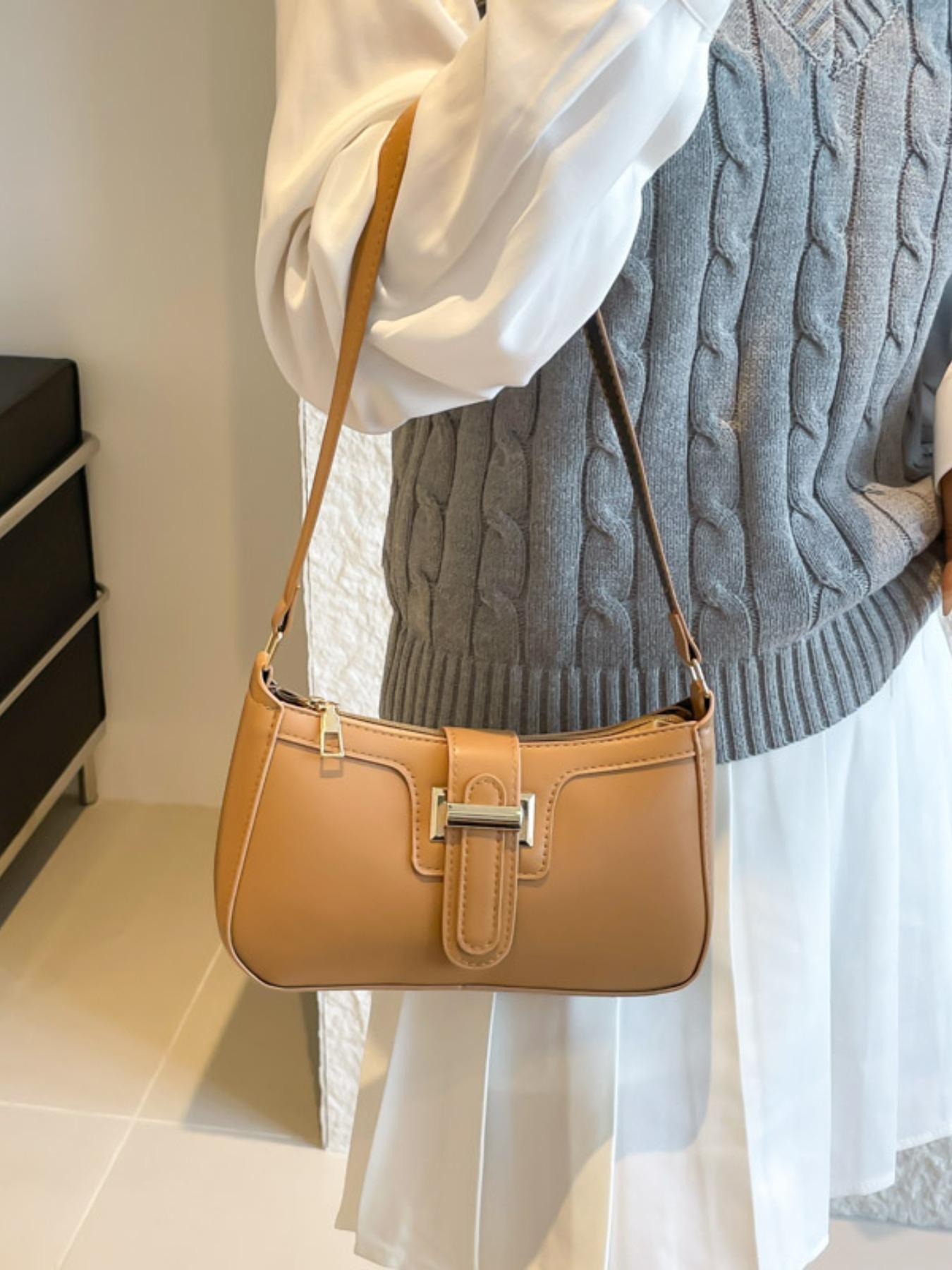 New Versatile French Bread Bag for Women, High-End Commuter Underarm Handbag, Perfect for Work, Shopping, Travel