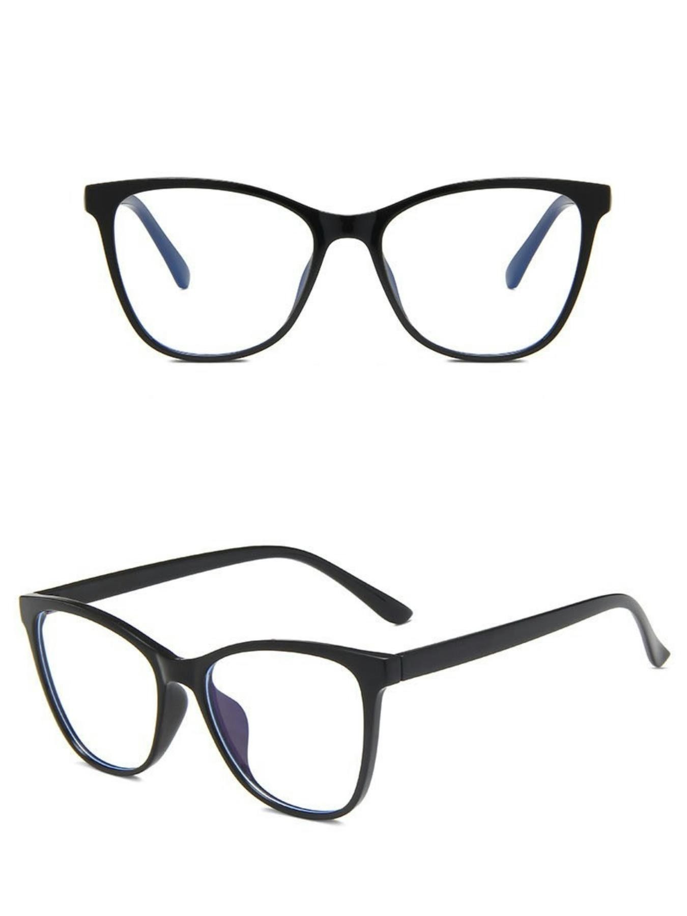 Women's Fashion Leopard Pattern Cat Eye Frame Eyeglasses, Casual Trendy Anti-blue Light Eyeglasses for Everyday Use, Fashion Accessories for Outdoor Activities