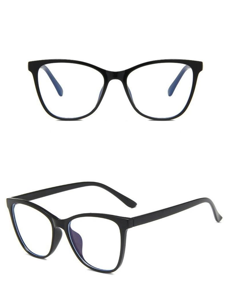 Women's Fashion Leopard Pattern Cat Eye Frame Eyeglasses, Casual Trendy Anti-blue Light Eyeglasses for Everyday Use, Fashion Accessories for Outdoor Activities